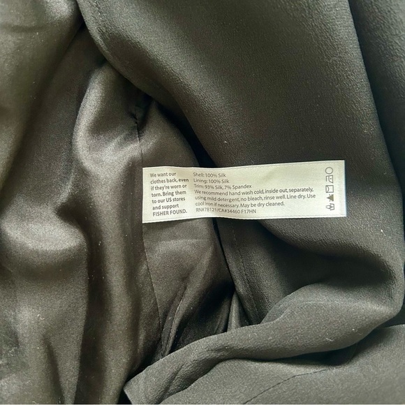 Eileen Fisher Women’s Black 100% Silk Bomber Jacket Size XS - Picture 14 of 17